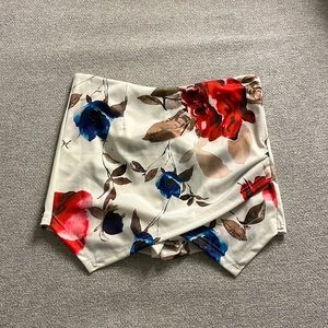 Floral skort